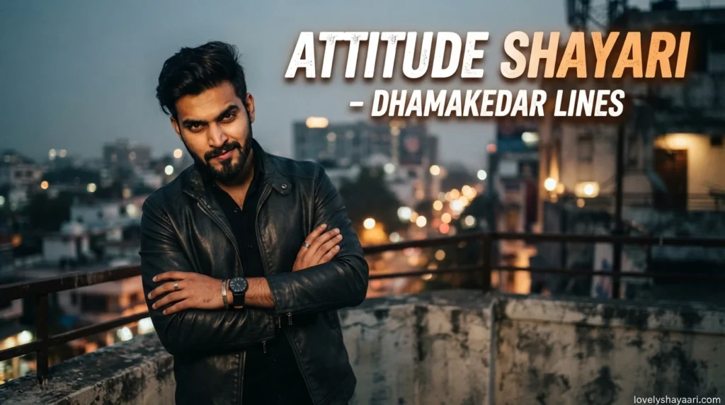 Attitude Shayari – Dhamakedar Lines