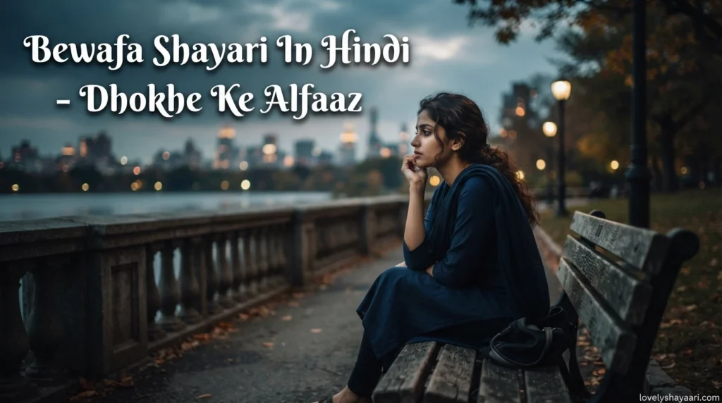 Bewafa Shayari In Hindi – Dhokhe Ke Alfaaz