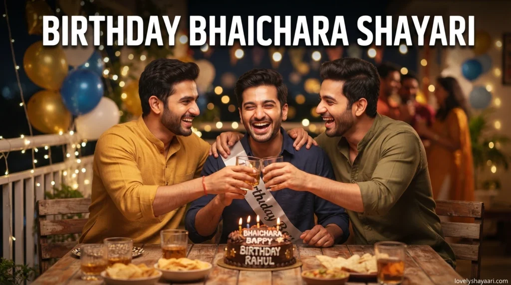 Birthday Bhaichara Shayari