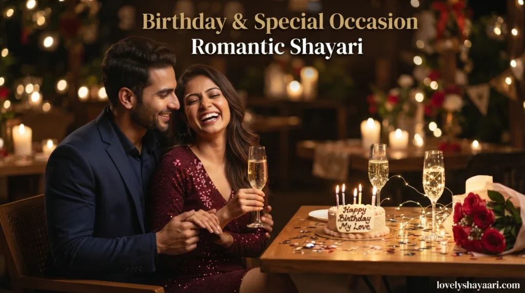 Birthday & Special Occasion Romantic Shayari