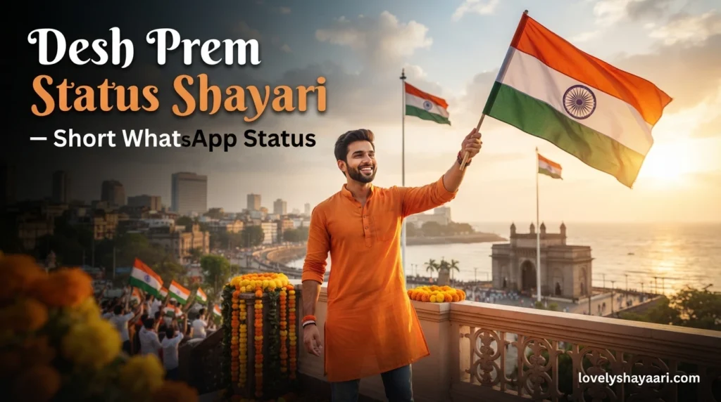 Desh Prem Status Shayari โ Short WhatsApp Status