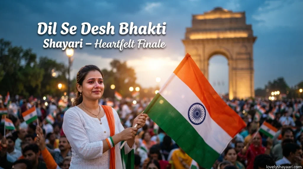 Dil Se Desh Bhakti Shayari โ Heartfelt Finale