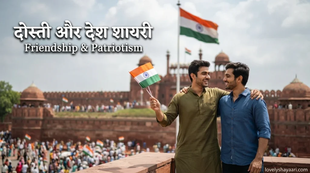 Dosti Aur Desh Shayari โ Friendship & Patriotism