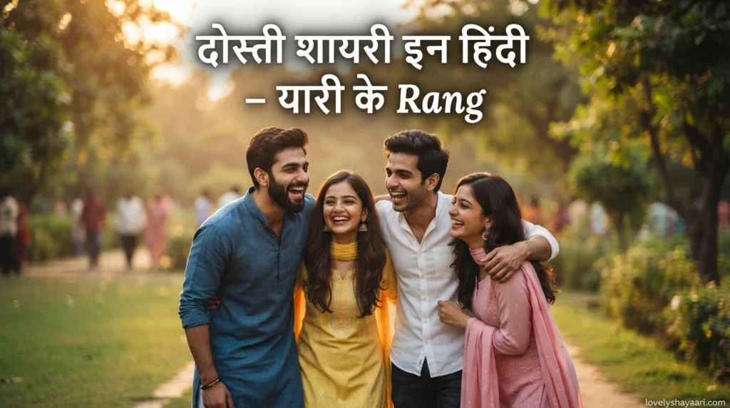 Dosti Shayari In Hindi – Yaari Ke Rang
