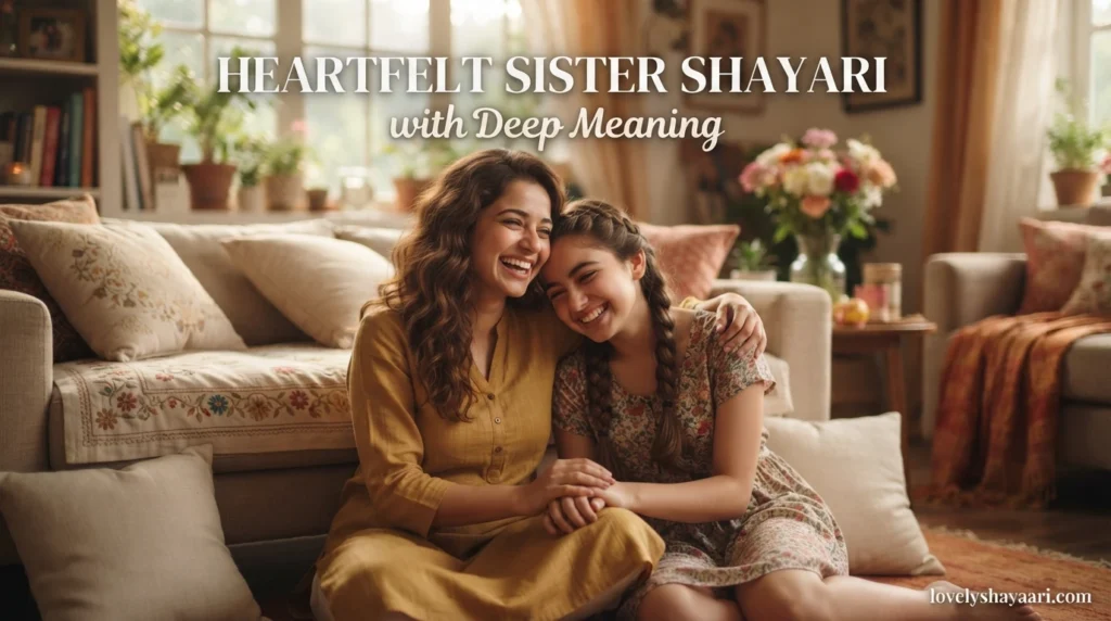 Heartfelt Sister Shayari with Deep Meaning