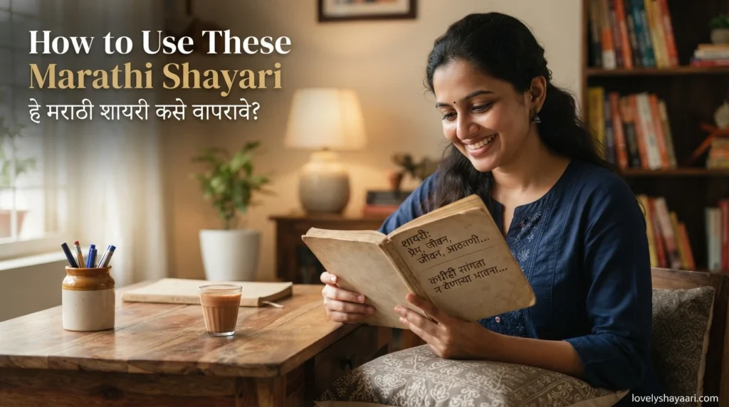How to Use These Marathi Shayari