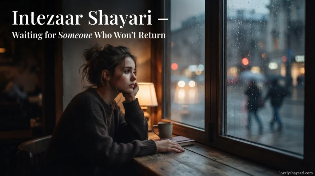  Intezaar Shayari – Waiting for Someone Who Won't Return