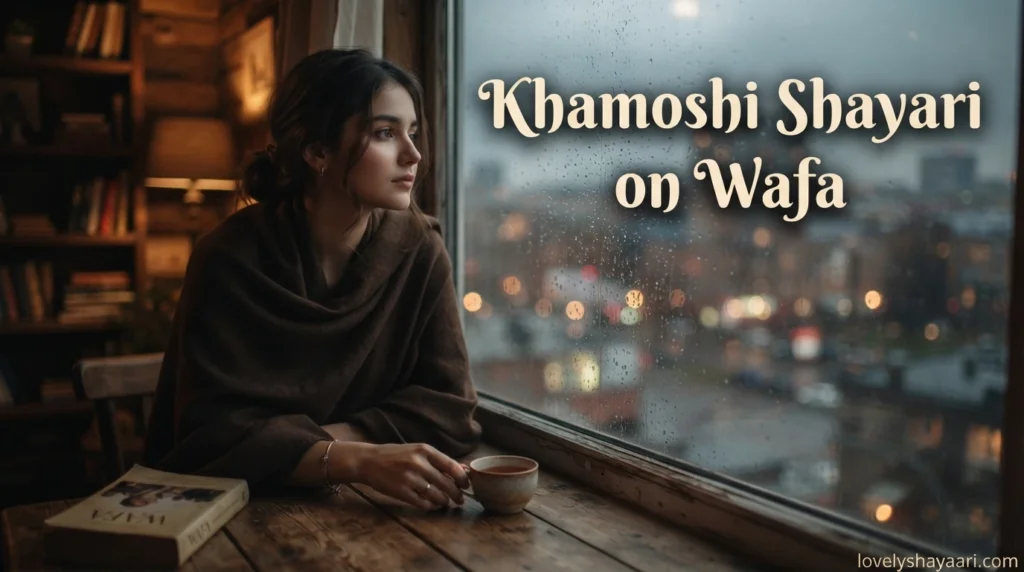 Khamoshi Shayari on Wafa