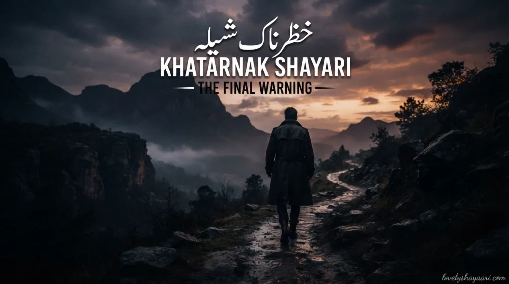 Khatarnak Shayari — The Final Warning