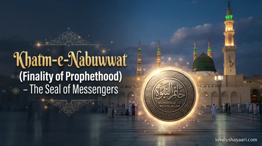 Khatm-e-Nabuwwat (Finality of Prophethood) – The Seal of Messengers