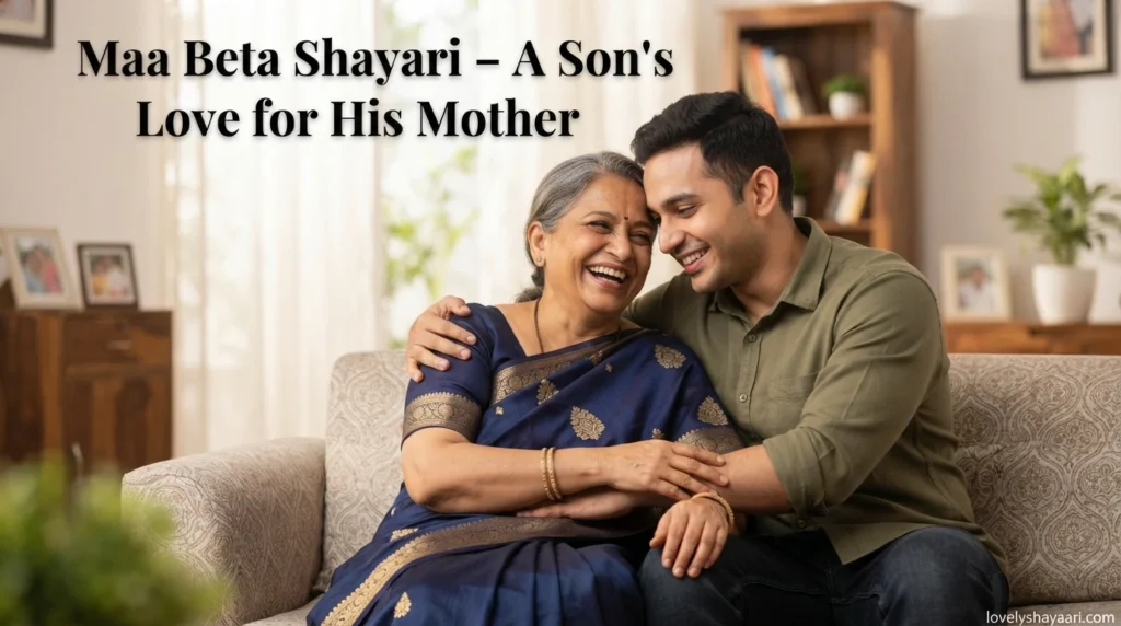 Maa Beta Shayari – A Son's Love for His Mother
