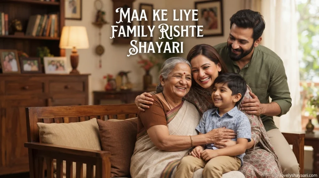 Maa Ke Liye Family Rishte Shayari
