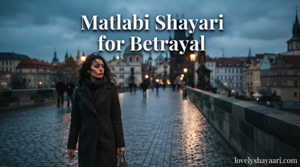 Matlabi Shayari for Betrayal