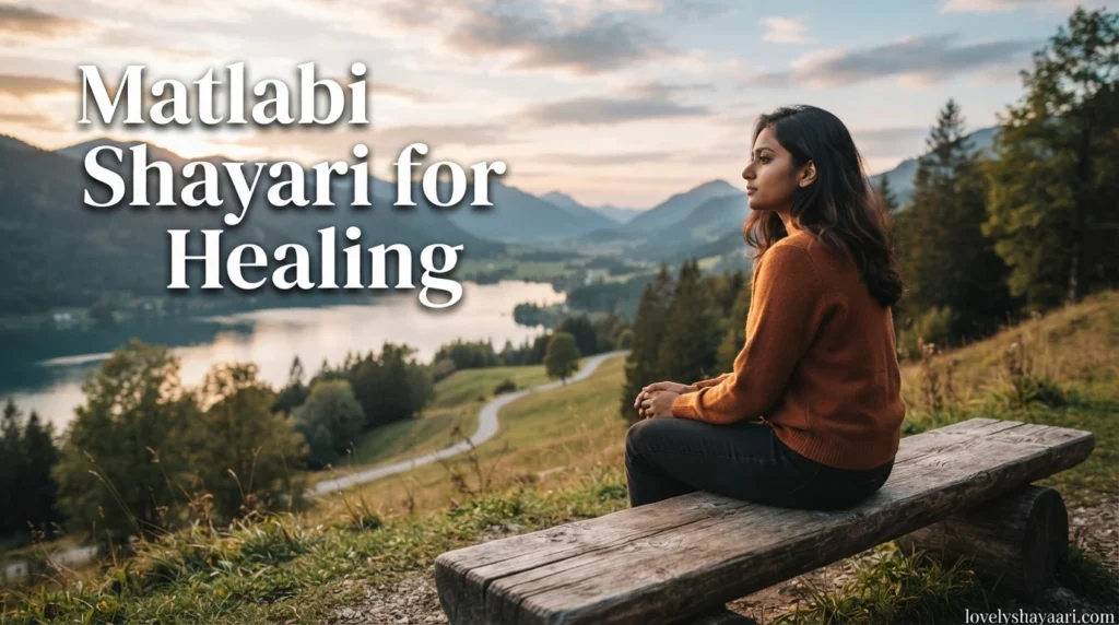 Matlabi Shayari for Healing