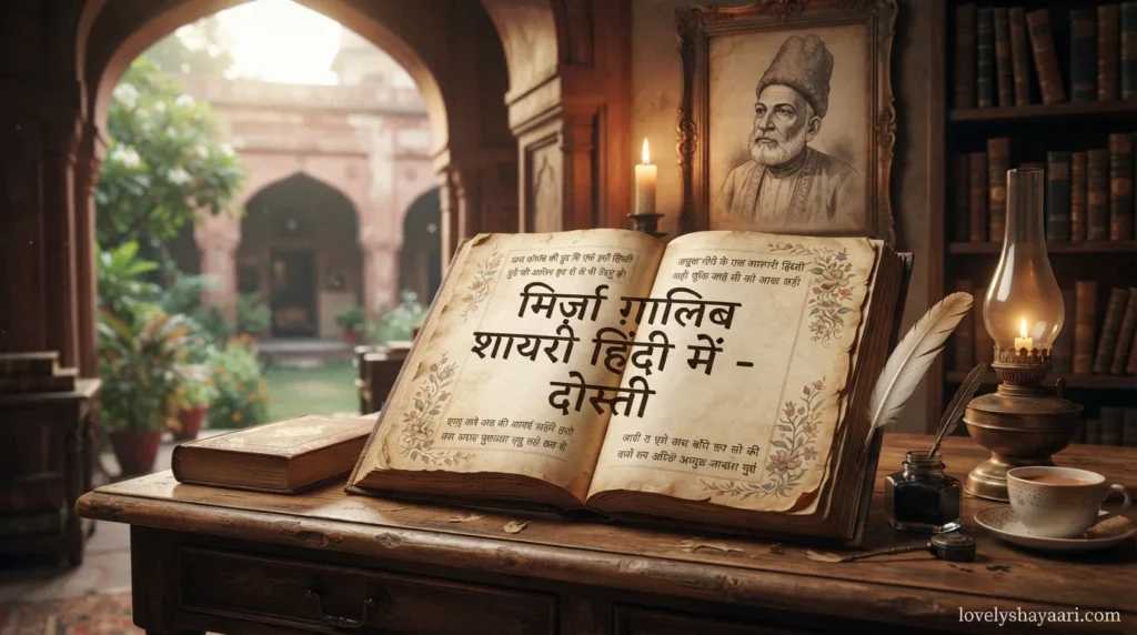 Mirza Ghalib Shayari In Hindi On Dosti 