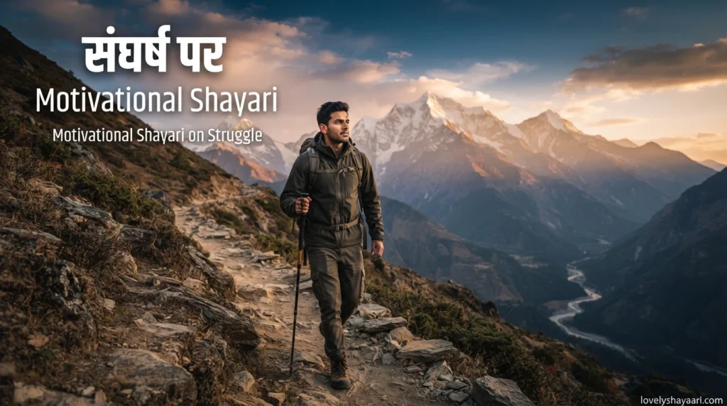 संघर्ष पर Motivational Shayari