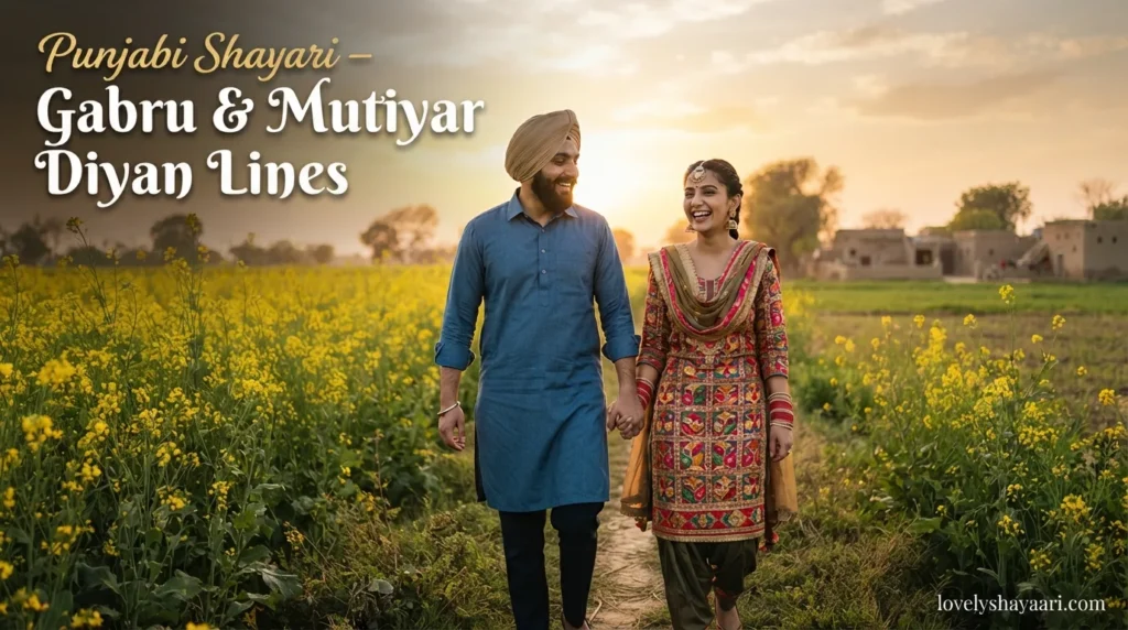 Punjabi Shayari – Gabru & Mutiyar Diyan Lines