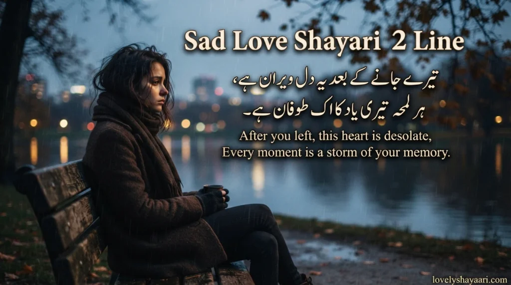 Sad Love Shayari 2 Line