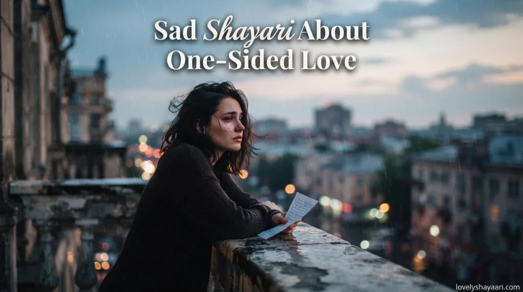 Sad Shayari About One-Sided Love