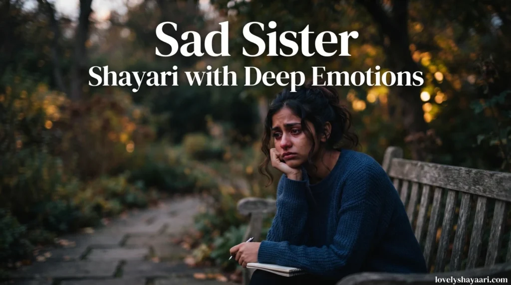 Sad Sister Shayari with Deep Emotions