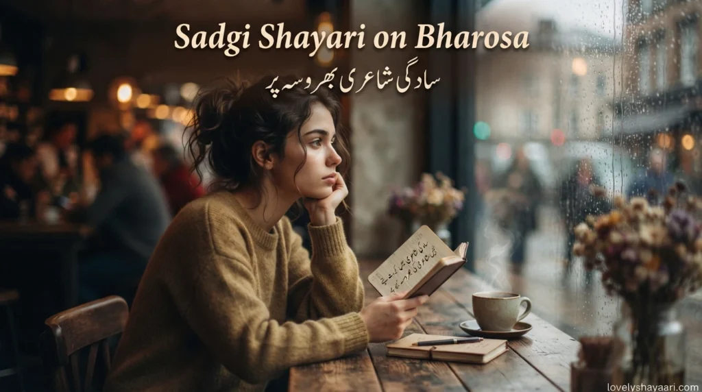 Sadgi Shayari on Bharosa