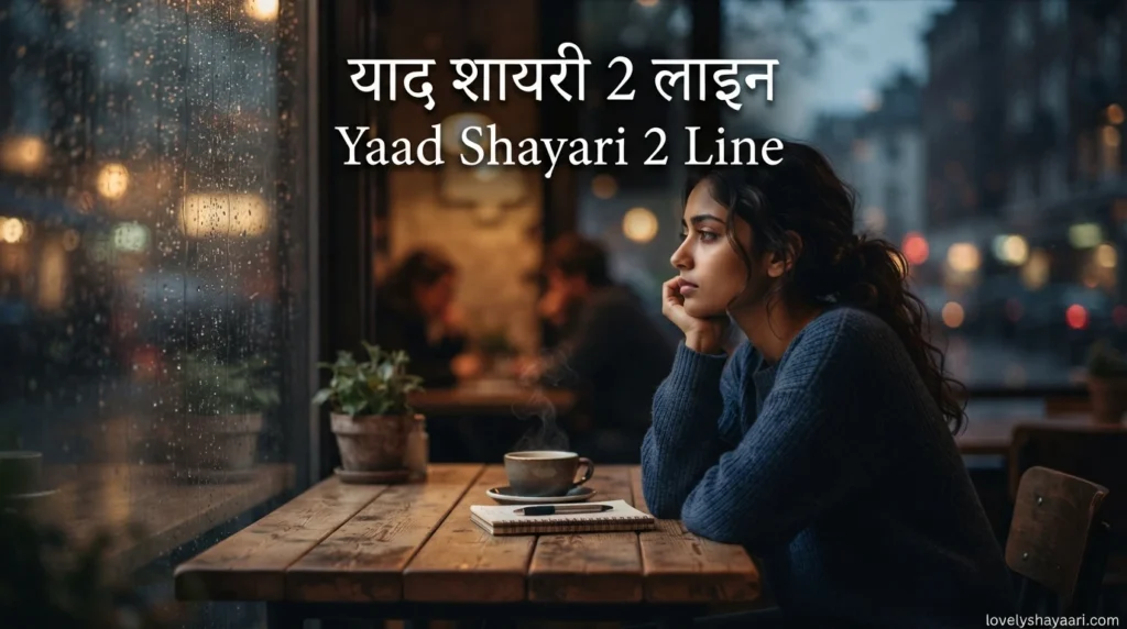 Yaad Shayari 2 Line 