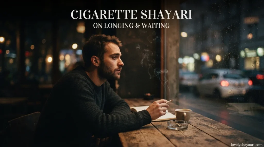 Cigarette Shayari on Longing & Waiting