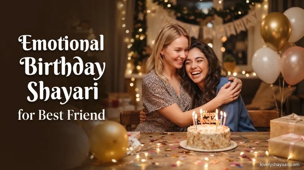 Emotional Birthday Shayari for Best Friend