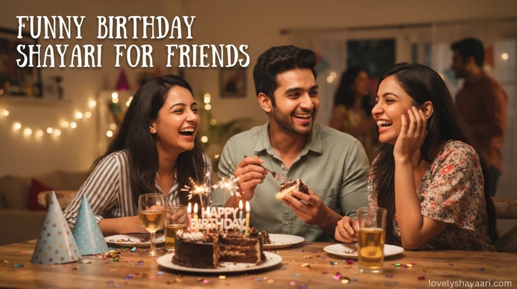 Funny Birthday Shayari for Friends