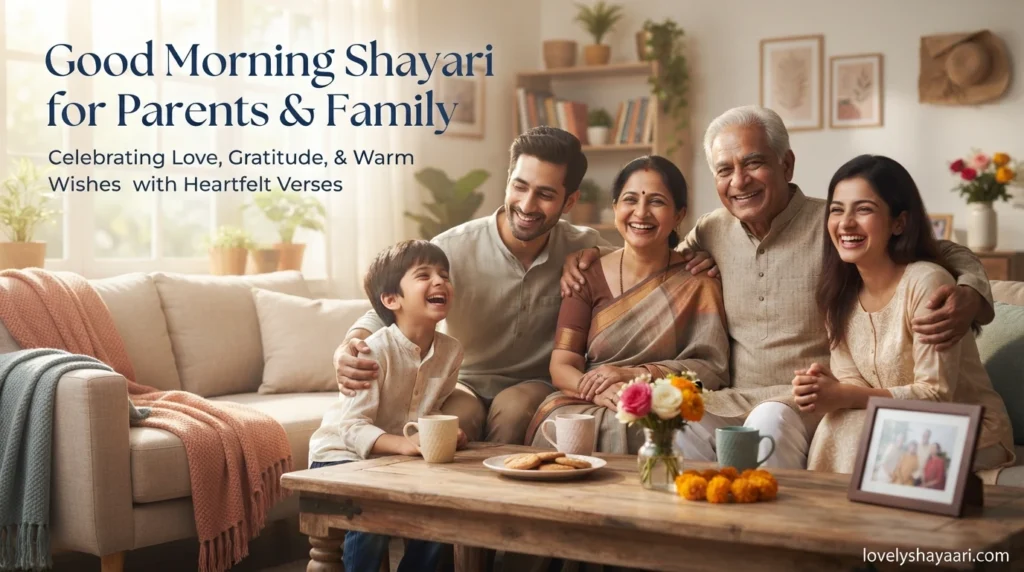 Good Morning Shayari for Parents & Family