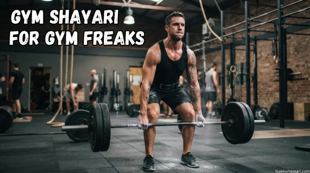 Gym Shayari for Gym Freaks