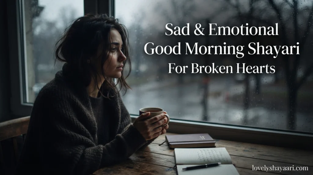 Sad & Emotional Good Morning Shayari for Broken Hearts