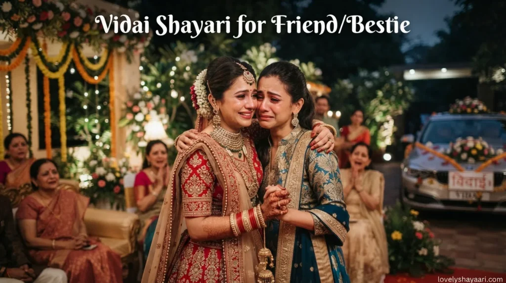Vidai Shayari for Friend/Bestie
